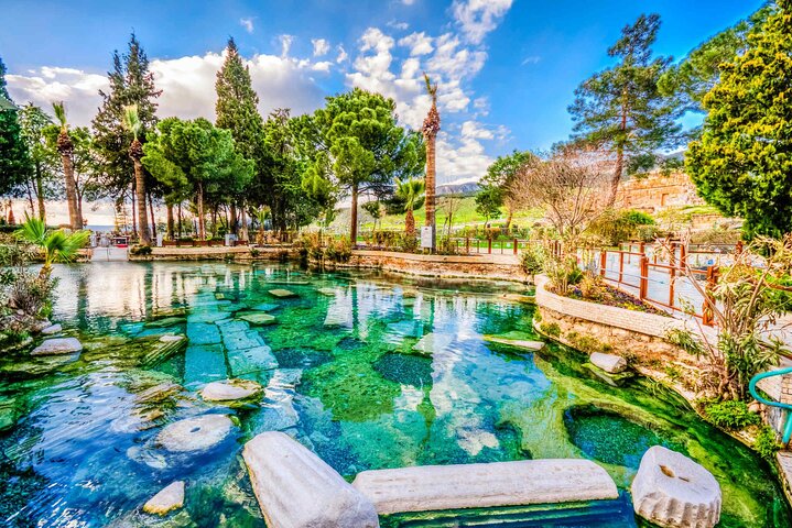 Side Small Group Pamukkale Hot Springs & Hierapolis Tour