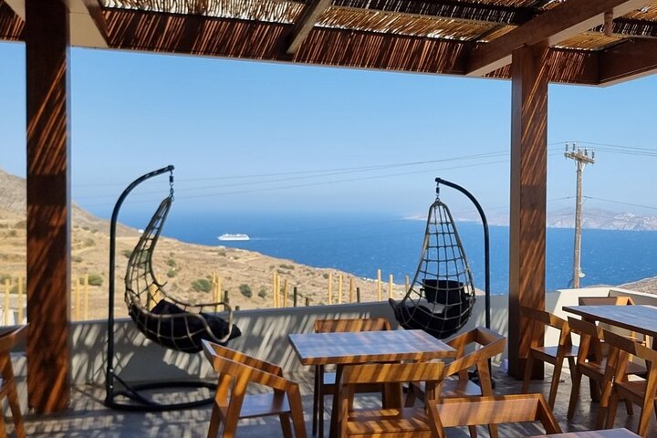 Wine Tasting in Tinos: Sea-View Terrace Tour & Sommelier Guide