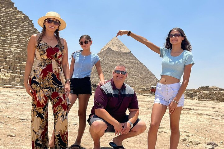Giza Pyramids, Sphinx, Camel Ride, Lunch & Inside pyramids