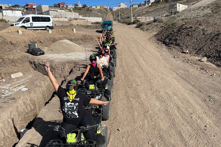 Bachelor party/play Paintball/quad mountain pink