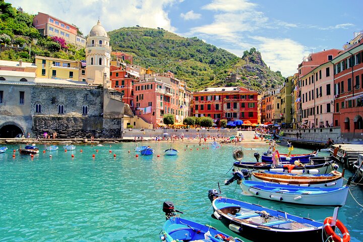 Cinque Terre and Pisa Tower Tour from Florence Semi Private