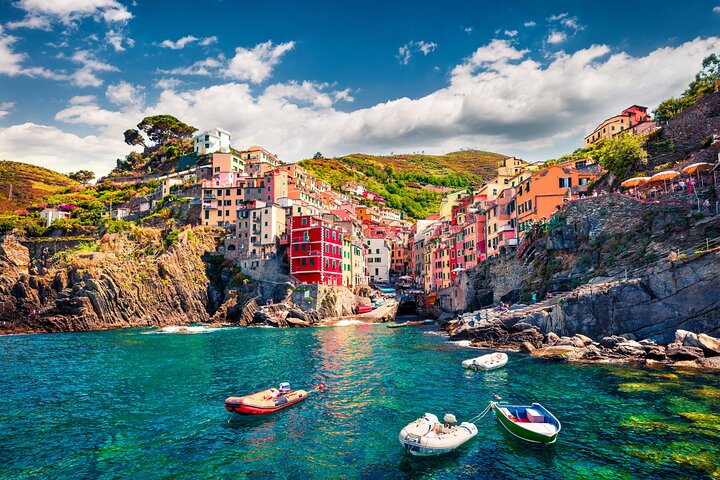 Cinque Terre and Pisa Tower Tour from Florence Semi Private