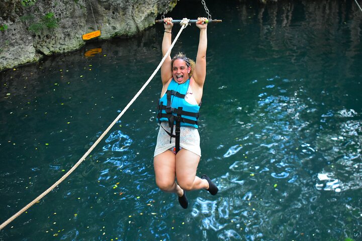 Cancun Best ATV Tour, Ziplines and Cenote Swim with Lunch