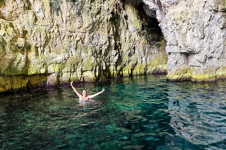 Blue Cave & Grama Bay Full Day Guided Boat Tour