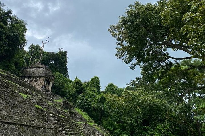 Palenque Archaeological site from Villahermosa City or airport