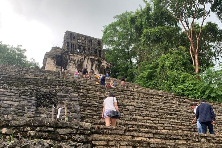 Palenque Archaeological site from Villahermosa City or airport