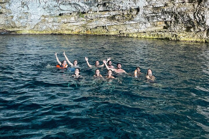 Vlore Private Boat Tour to Haxhi Ali Cave & Karaburun Beach