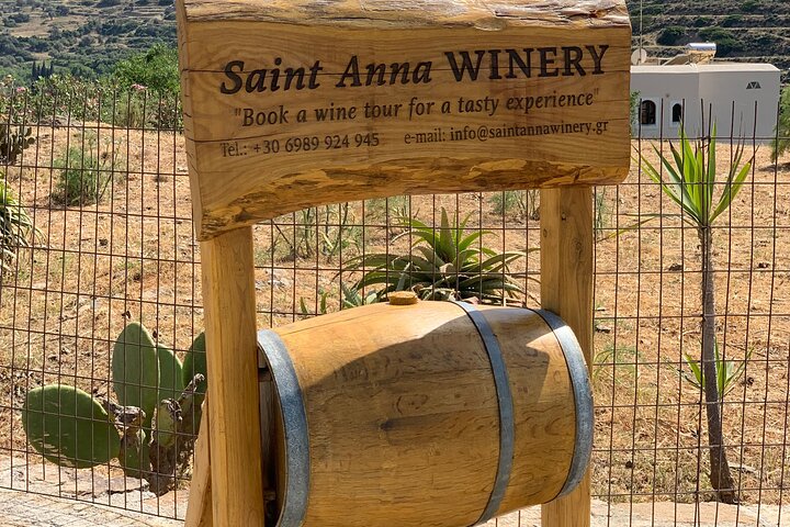 Wine Tasting and Tour in Saint Anna Winery in Naxos