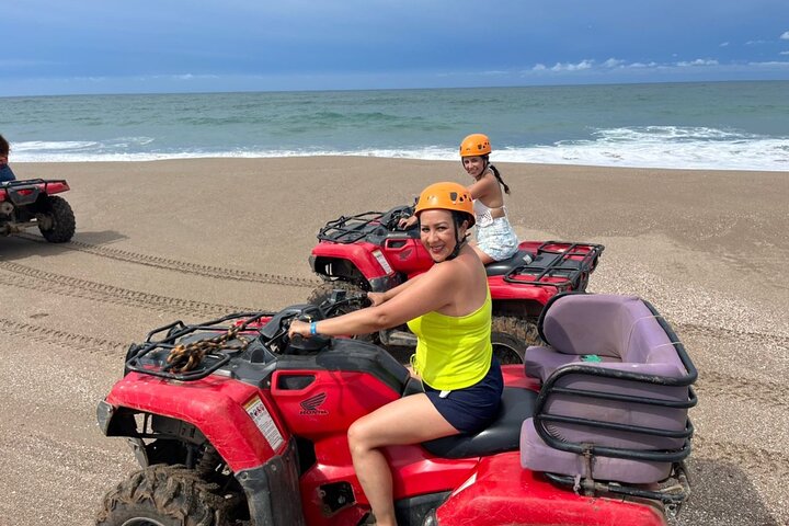 Jungle and beach ATV tour + lunch + tequila tasting
