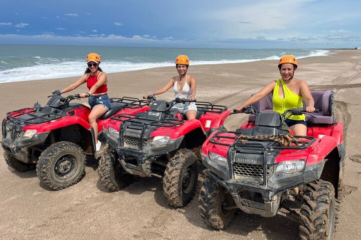 Jungle and beach ATV tour + lunch + tequila tasting
