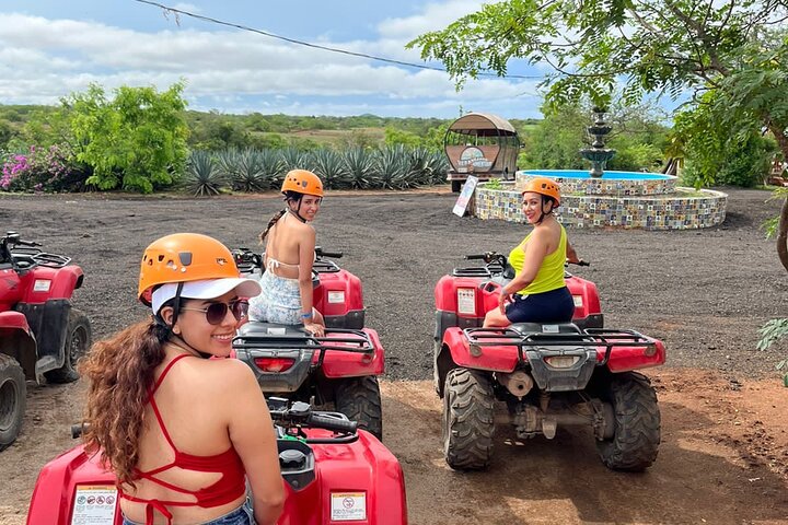 Jungle and beach ATV tour + lunch + tequila tasting