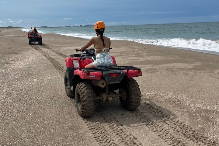 Jungle and beach ATV tour + lunch + tequila tasting