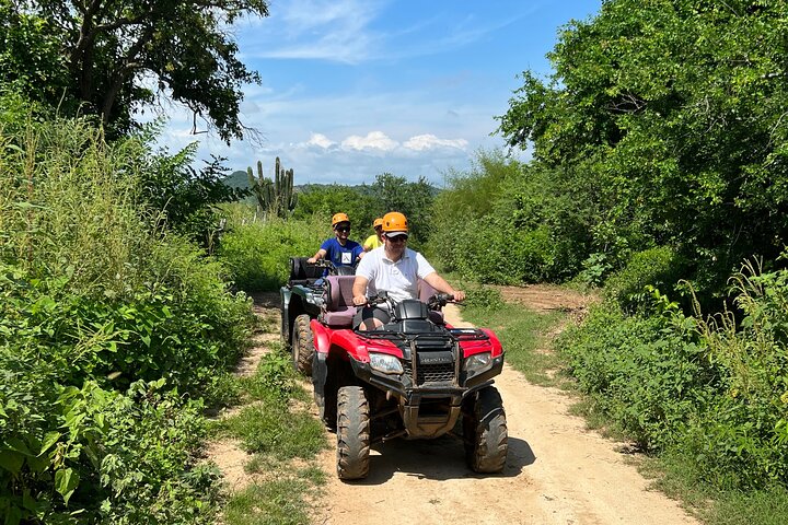 Jungle and beach ATV tour + lunch + tequila tasting