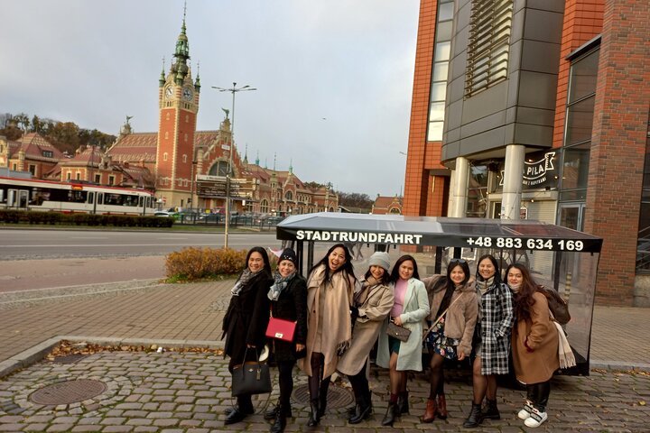 Gdansk: 2H City Sightseeing Tour LIVE GUIDED by Buggy/Golf cart