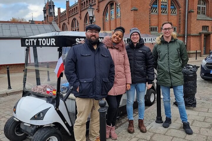 Gdansk: 2H City Sightseeing Tour LIVE GUIDED by Buggy/Golf cart