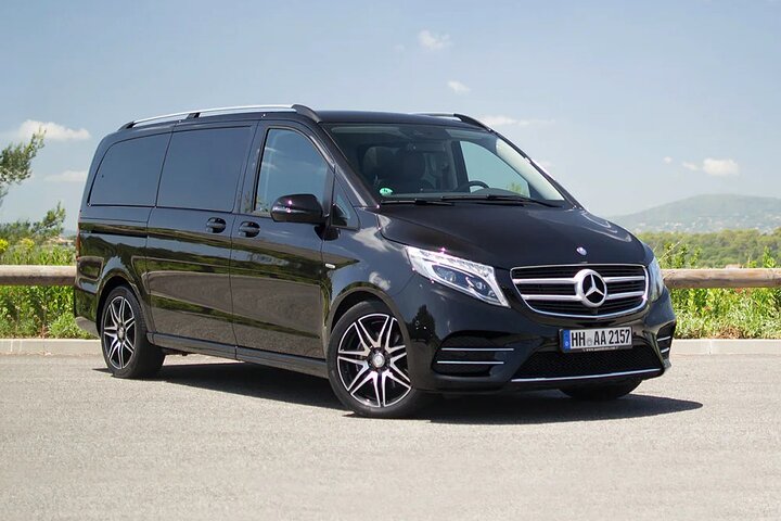 Departure Private Transfer Montserrat to Barcelona Airport or City by Luxury Van