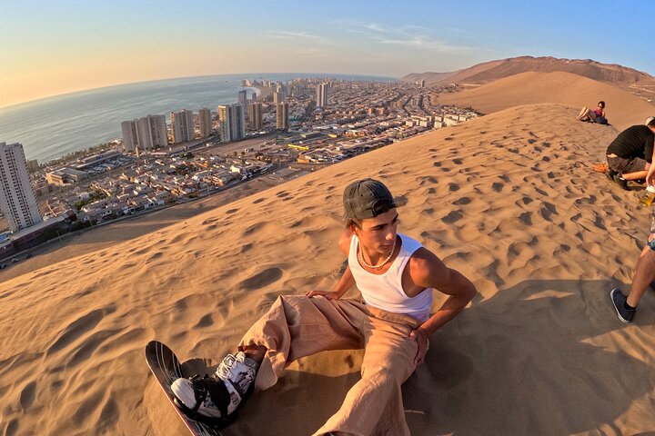 Sandboard activity in Iquique with transfer