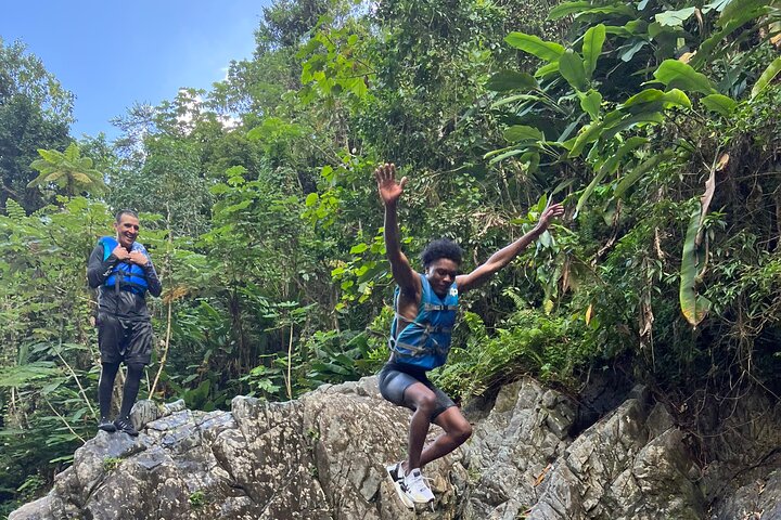 El Yunque Rainforest Waterslides, Waterfalls and Rope Swing