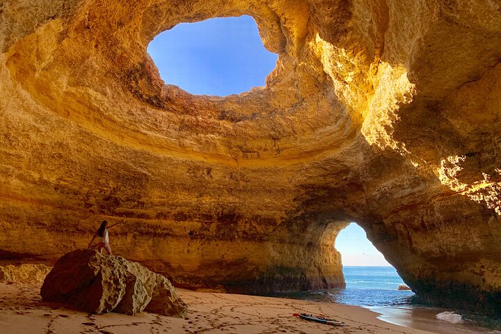 Benagil Kayak Guided Tour Secret Beaches and Caves 2h