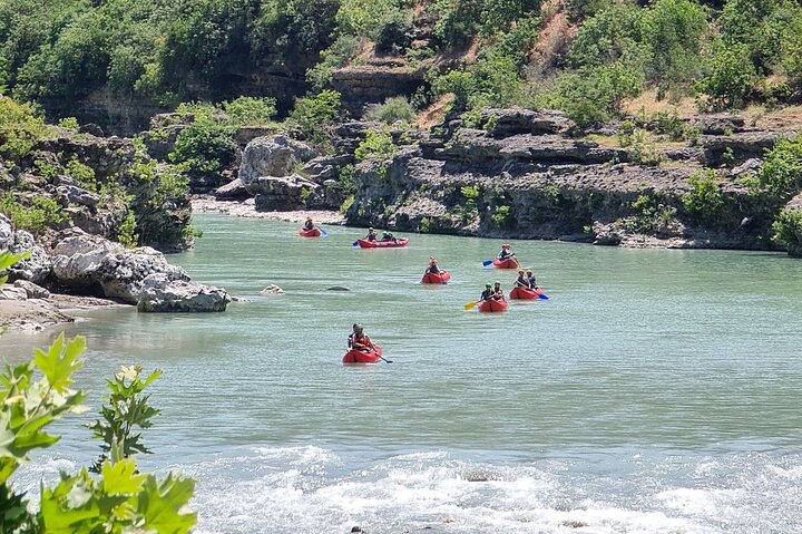 Amazing Rafting Experience at Last Wild Vjosa River of Europe in Permet, Albania