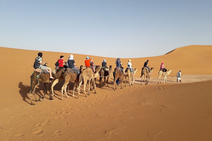 Sahara Adventure with Berber Guide 3 - day 2 - night (Fixed Camp)