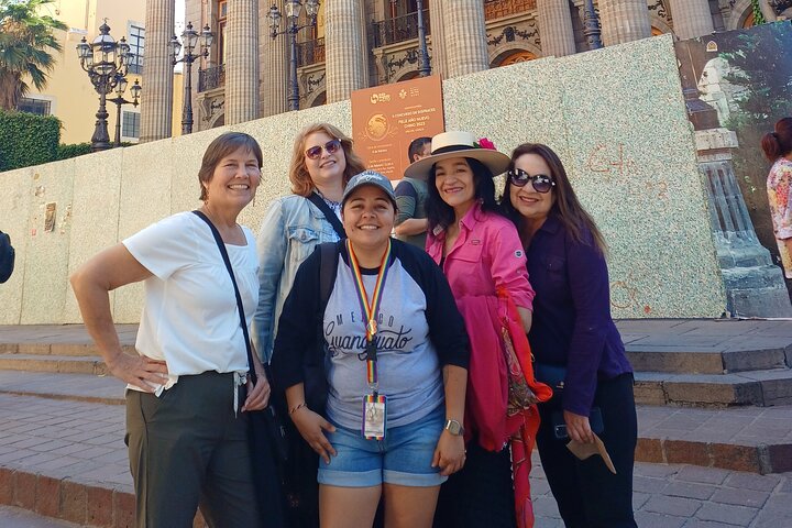 Cultural walk through the center of Guanajuato