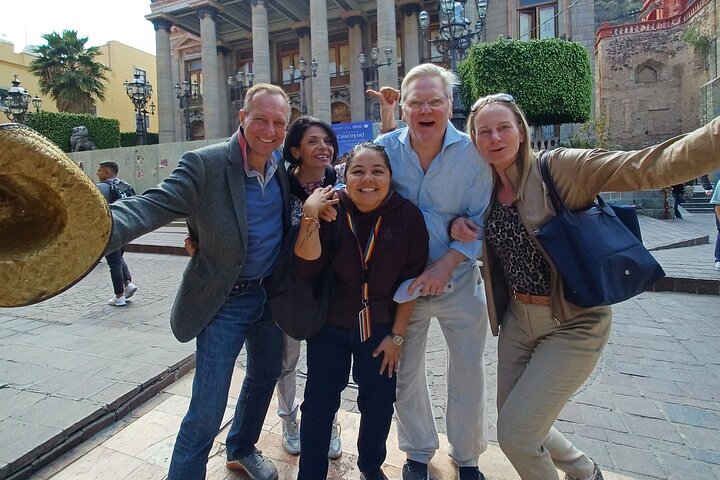 Cultural walk through the center of Guanajuato
