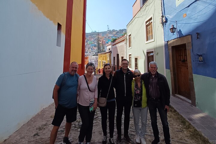 Cultural walk through the center of Guanajuato