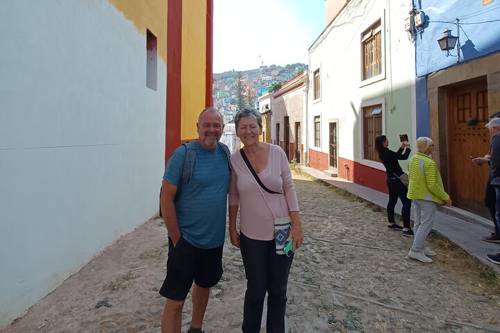 Cultural walk through the center of Guanajuato