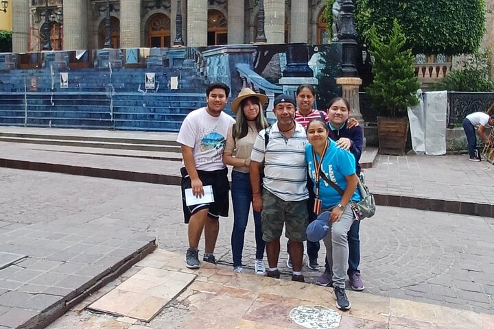 Cultural walk through the center of Guanajuato
