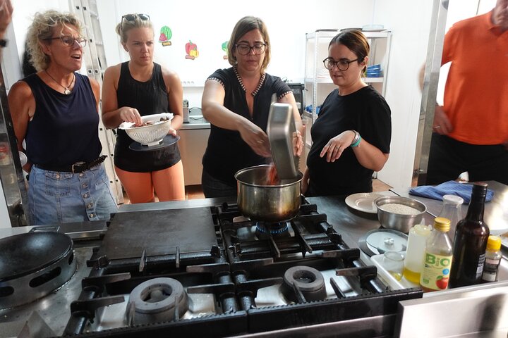 Paella & Sangria Class with Tapas and Market Visit