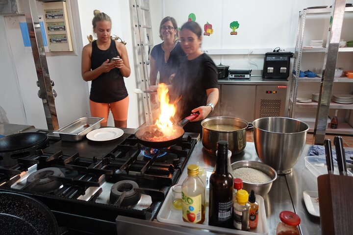 Paella & Sangria Class with Tapas and Market Visit