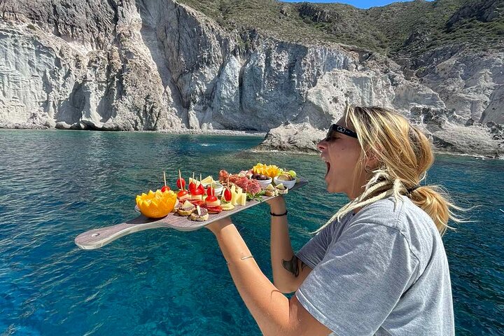 Catamaran Semi Cruise Paros Antiparos includes Food and Drinks