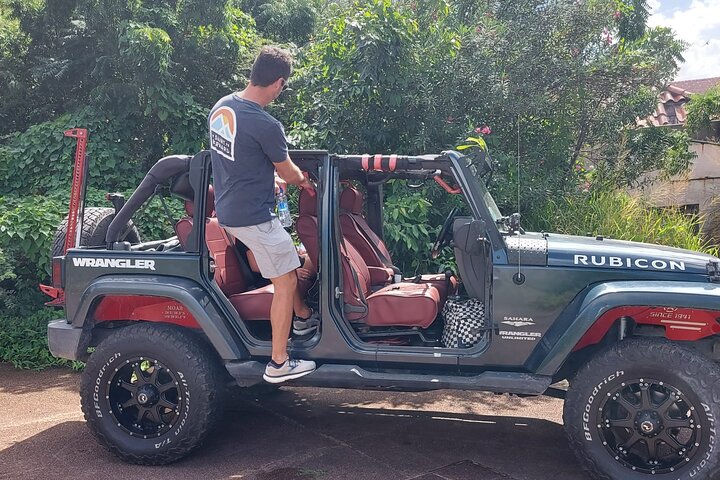 Private CMV Jeep Off Roading Tour in Montserrat