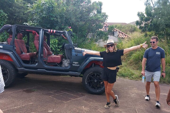 Private CMV Jeep Off Roading Tour in Montserrat