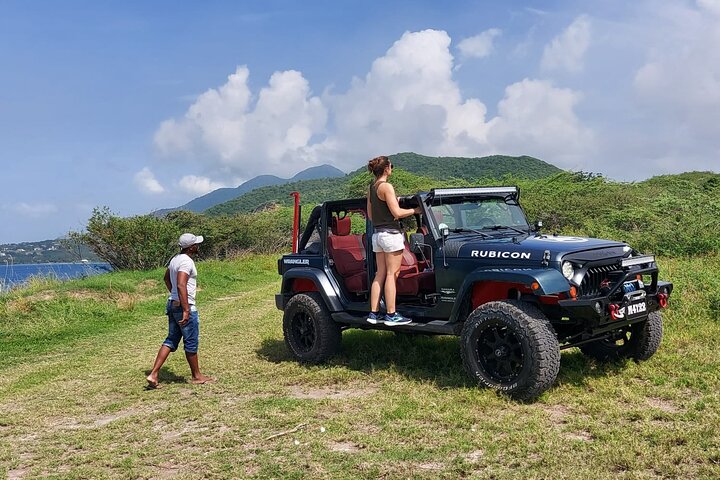 Private CMV Jeep Off Roading Tour in Montserrat