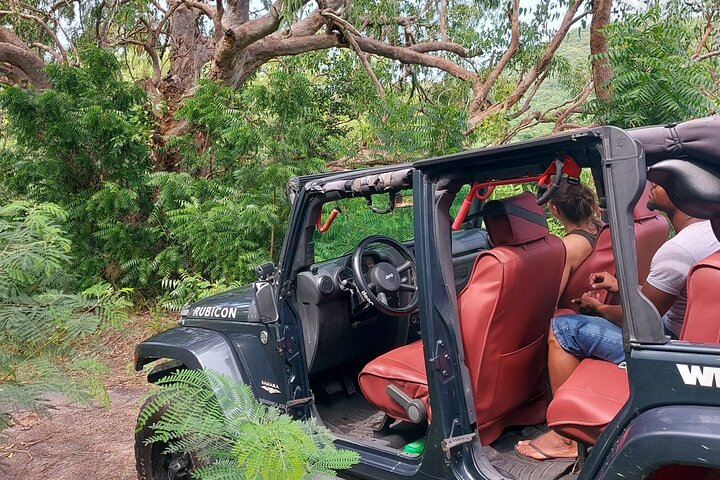 Private CMV Jeep Off Roading Tour in Montserrat