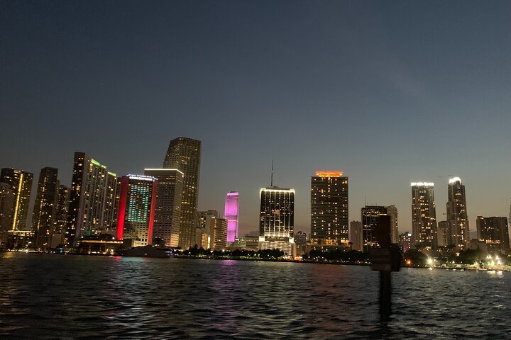 Miami Sunset and City Lights Cocktail Cruise with Open Bar