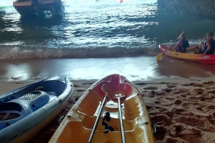 Kayak Guided Tour to Benagil Cave + Sunrise and Sunset