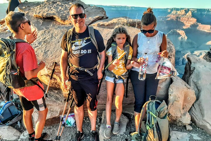 Grand Canyon Sunset Hiking Adventure Deep Below The South Rim