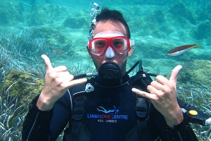Kos: Beginner Scuba Diving Experience in Pserimos Island