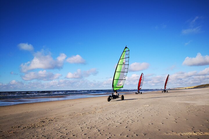 Wild Beach single handed Blokart Safari