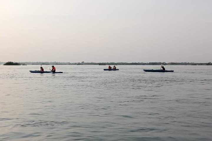 4 hours taking tuk tuk to see Mekong dolphins and countryside