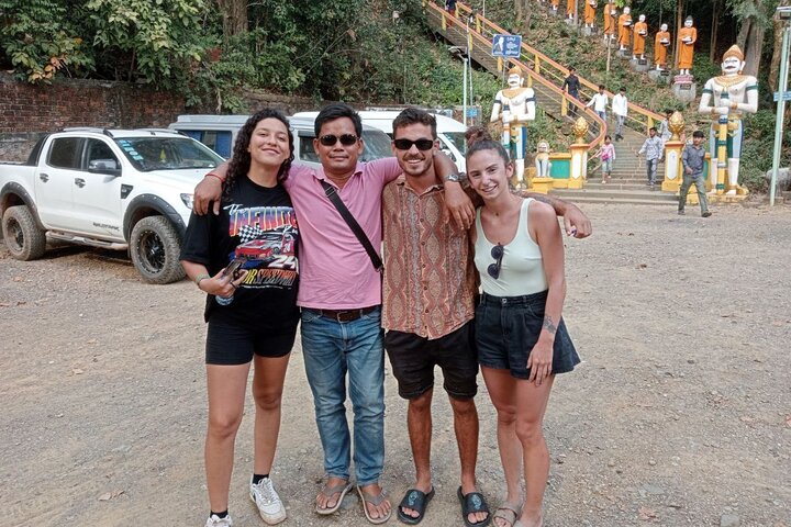 4 hours taking tuk tuk to see Mekong dolphins and countryside