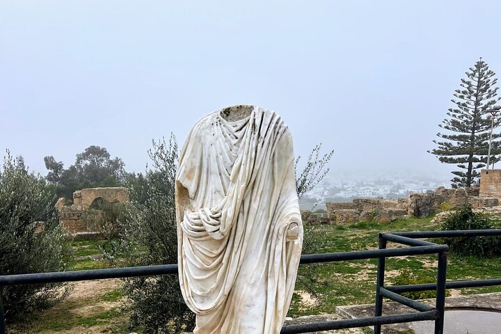 Full-Day Shore Excursion Private Tour in Tunisia Carthage ,Medina, Sidi Bou said