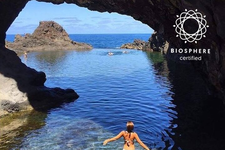 Porto Moniz, Seixal, Fanal Forest, Cliff Skywalk in Open Roof 4X4