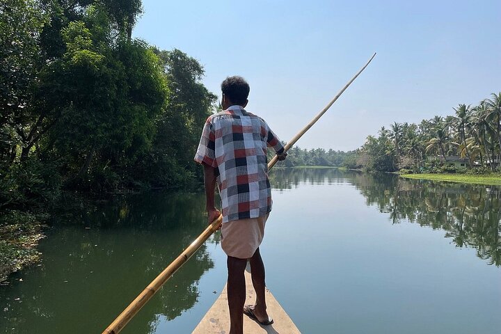 Cochin: Backwater Village Eco Boat Cruise with Lunch