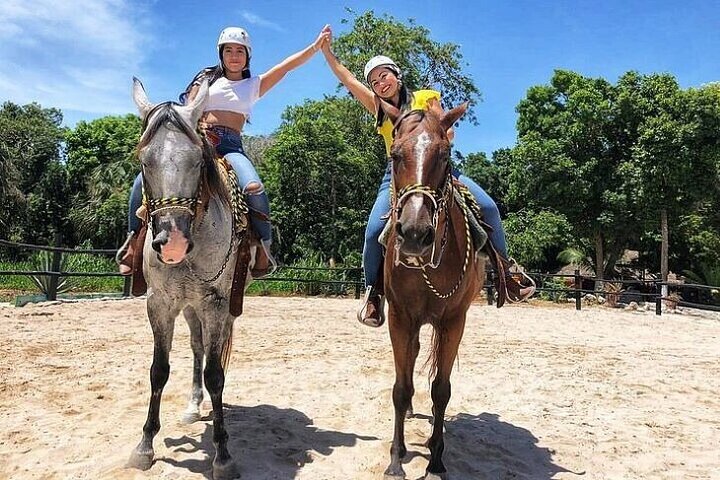 Half Day Horseback Riding Adventure with Cenotes in the Jungle