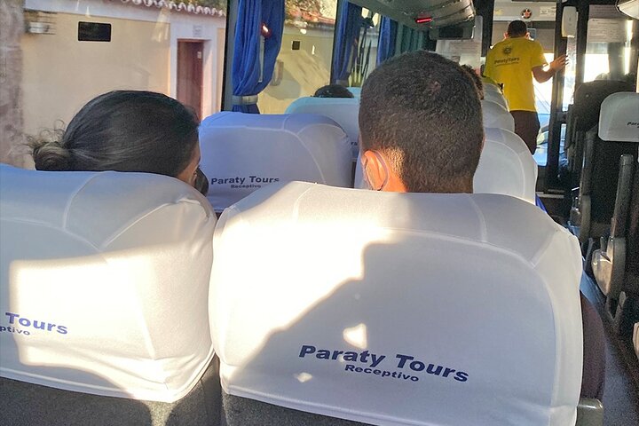 From Paraty: shared transfer to Ilha Grande