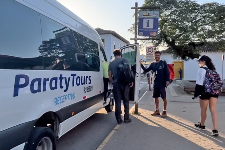 From Paraty: shared transfer to Ilha Grande